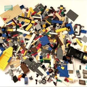 LEGO Mixed Lot 2 lbs Bricks Car Boat Accessories
